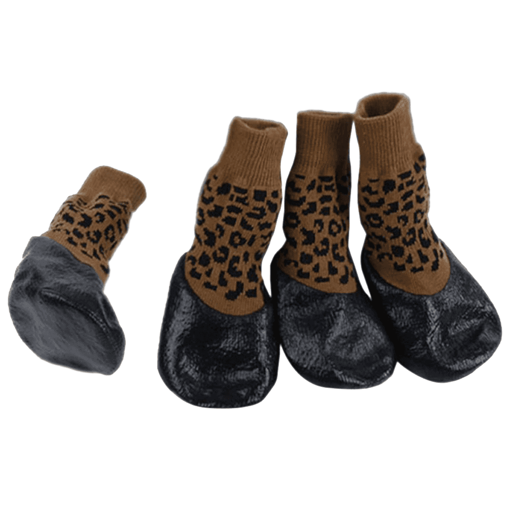 Black Water Proofing Dog Boots Pet Shoes Dogs Snow Booties