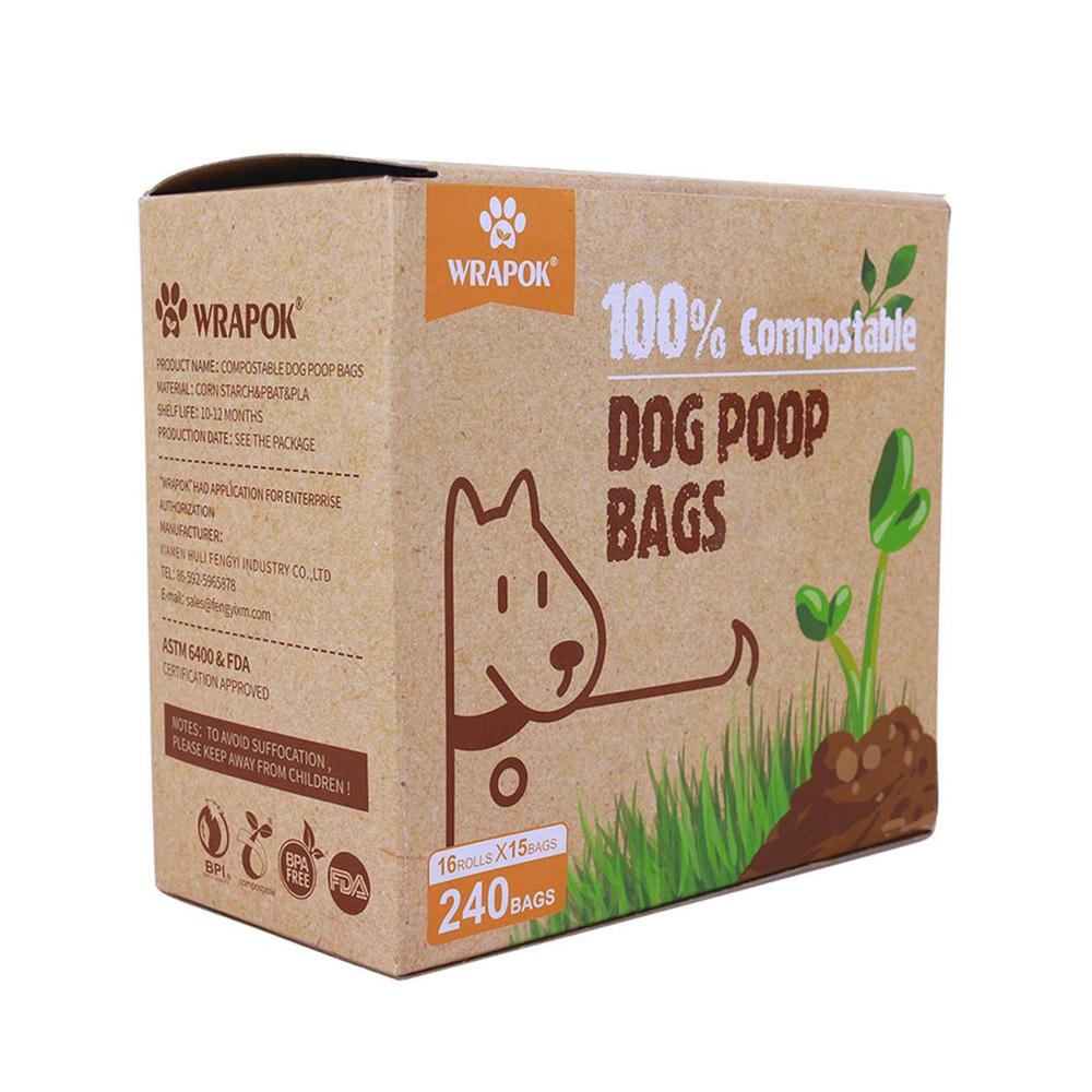 Wrapok Compostable Dog Poop Bags