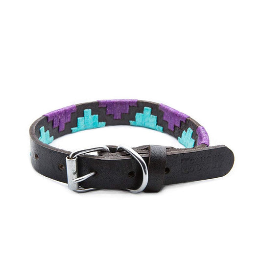 Gaucho Goods Tribal Leather Dog Collar